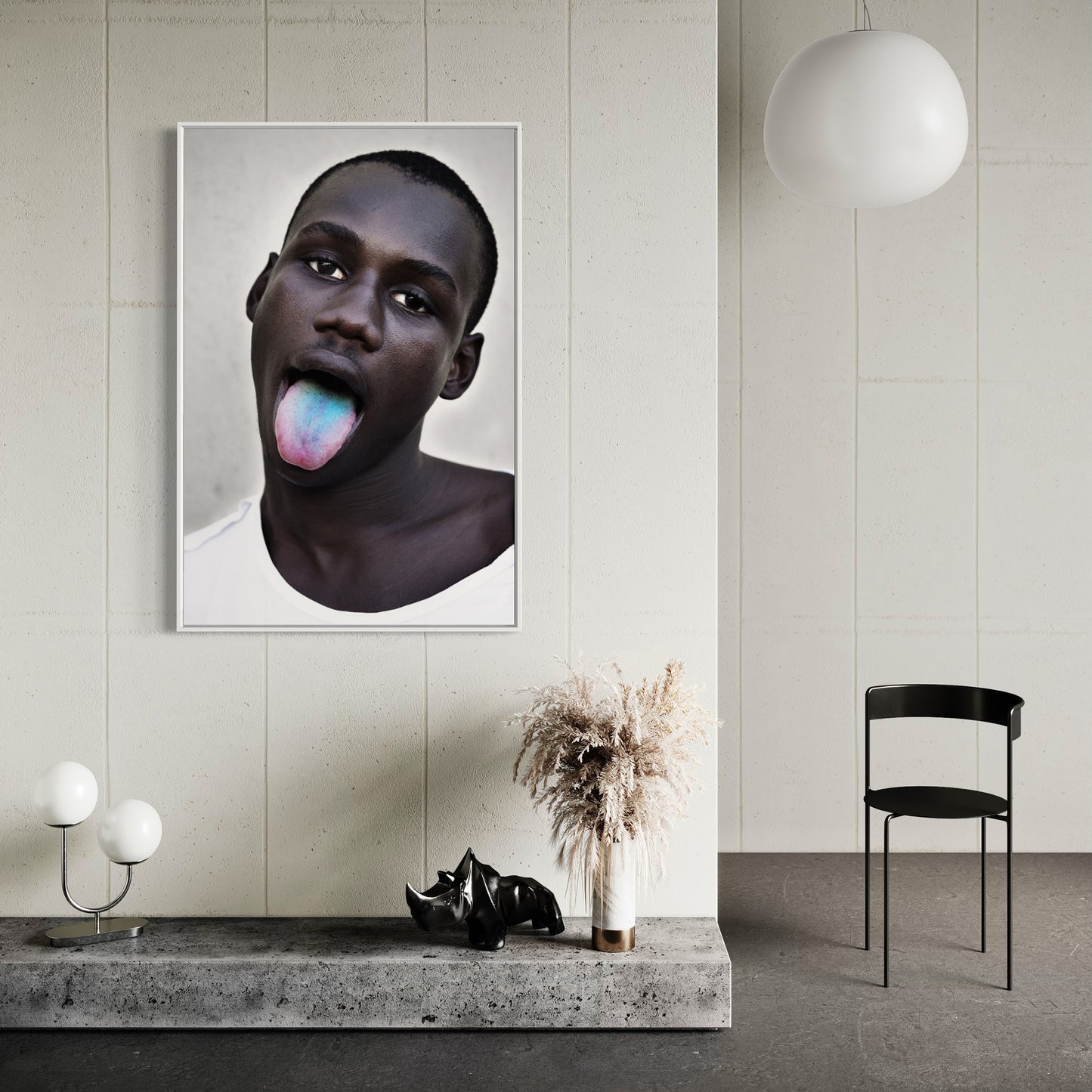 Dans Le Milieu collection - boy with the blue tongue